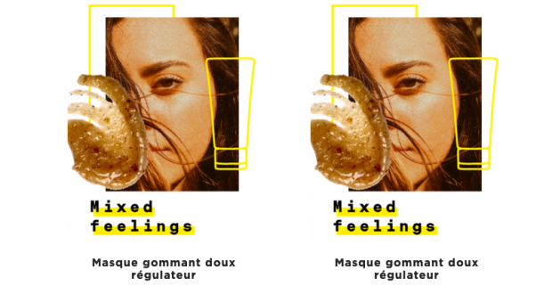 Testez le Masque gommant doux régulateur Mixed Feelings