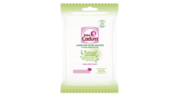 Testez les Lingettes Pocket Natural Caresse de Cadum