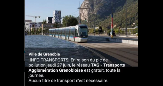 Transports en commun gratuits - TAG Grenoble