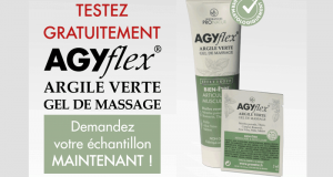 Échantillons Gratuits de Gel de massage Argile Verte AGYflex