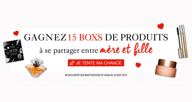 15 box de produits de beauté offertes