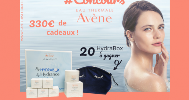 20 coffrets de soins Hydrance d’Avène offerts