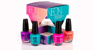 3 coffrets de produits de beauté Opi Neon offerts