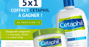 5 coffrets de produits Cetaphil offerts