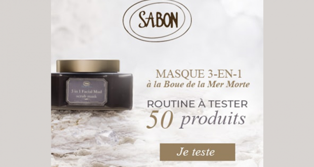 50 Soins visage 3-in-1 Facial Mud scrub mask de Sabon à tester