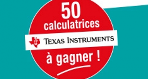 50 calculatrices Texas Instruments offertes