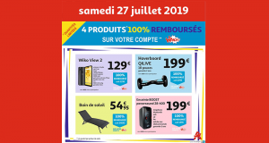 Sélection de 4 produits 100% remboursés