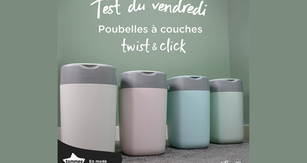 Testez la Poubelle à couches Twist & Click Tommee Tippee