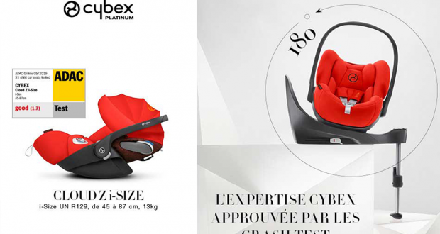 Testez le siège auto Cloud Z i-SIZE du Cybex