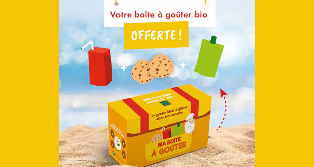 Une boîte à goûter Bio C Bon gratuite sur simple visite