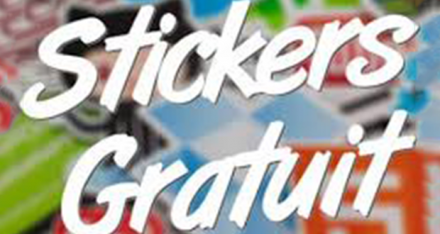 10 000 packs de stickers gratuits