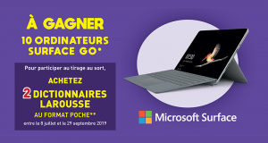 10 ordinateurs Surface avec clavier offerts