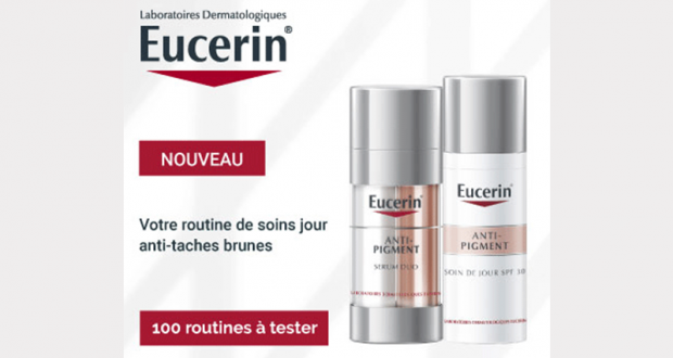 100 Routines de soins jour anti-taches brunes Eucerin