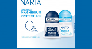 100 déodorants billes Magnésium Protect Narta à tester