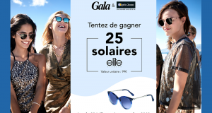 25 paires de lunettes solaires Elite offertes