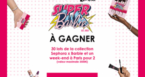 30 lots de la collection Sephora X Barbie offerts