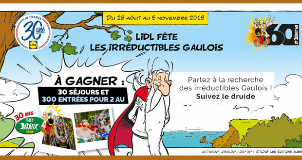 30 séjours + 600 entrées au Parc Astérix à gagner