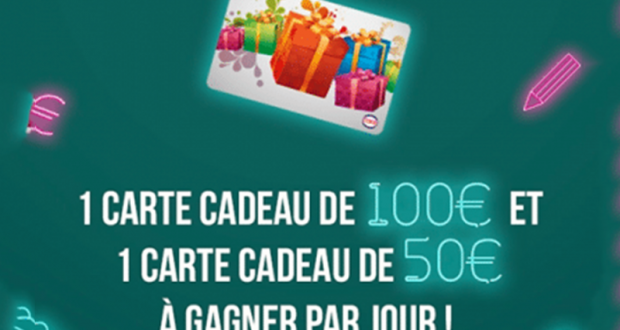 42 cartes cadeaux Cora de 50 à 100€ à gagner