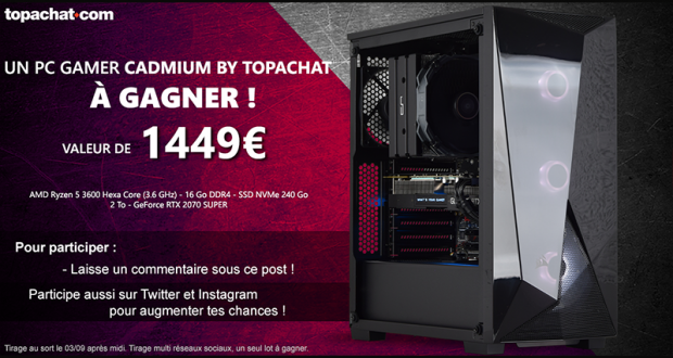 Gagnez un ordinateur Cadmium de 1449€