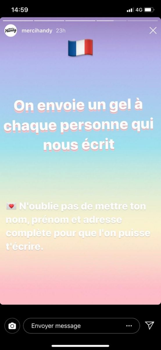Gel Merci Handy gratuit