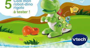 Testez Codi mon robot dino rigolo de VTECH