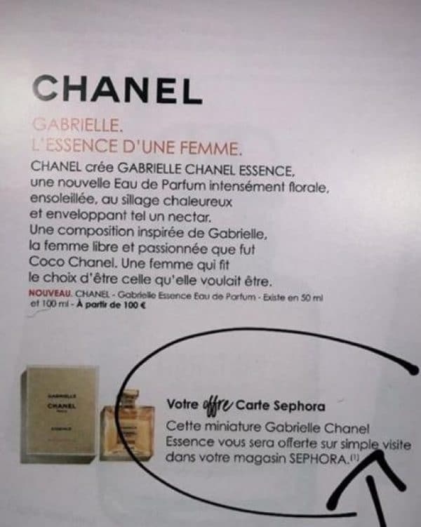 parfum Gabrielle Essence de Chanel