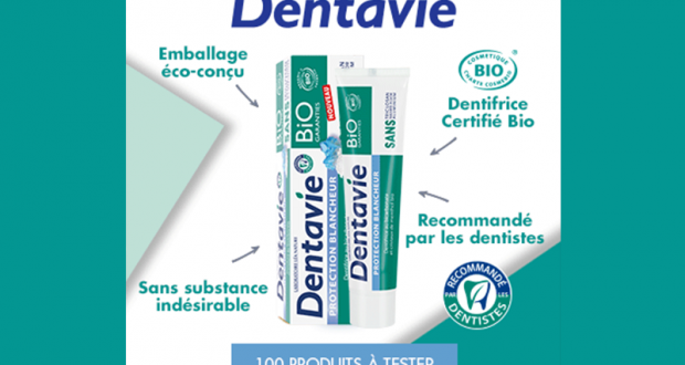 100 Dentifrices Protection Blancheur de Dentavie à tester