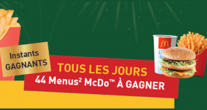 1452 menus McDonald’s offerts