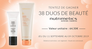 38 duos de beauté Nutrimetics offerts