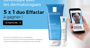 5 lots de 2 produits La Roche-Posay Effaclar offerts