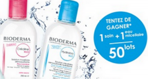 50 Lots de 2 Produits Bioderma offerts