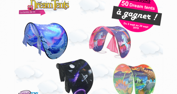 50 Tentes Dream Tents offertes