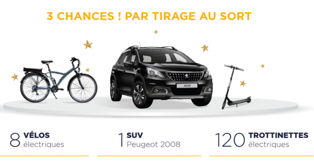 Gagnez une voiture Peugeot 2008 de 20663 euros