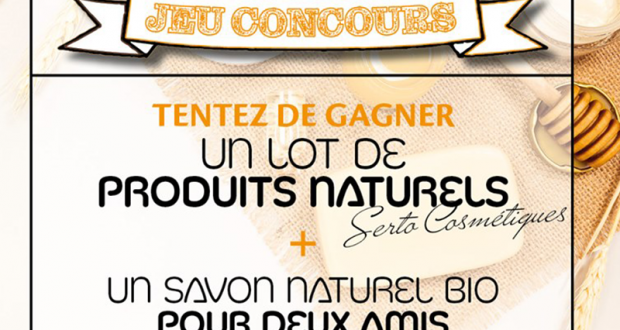 Lot de 6 produits cosmétiques bio offert