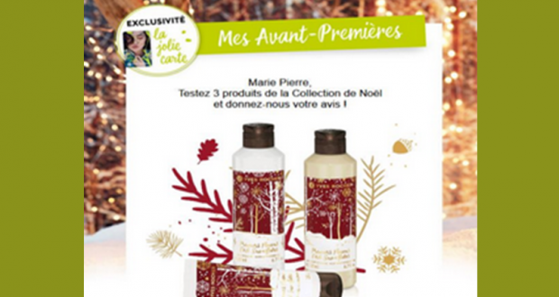 Testez en avant-première 3 Produits de la Collection de Noël Yves Rocher