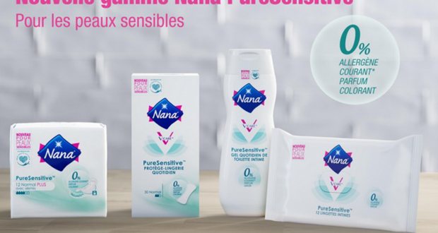 Testez la gamme complète Nana PureSensitive