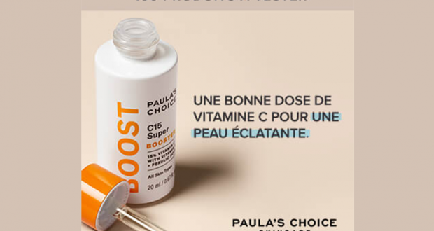 Testez le C15 Super Booster de Paula's Choice