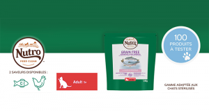 Testez les Croquettes pour Chat Adulte Nutro FEED CLEAN