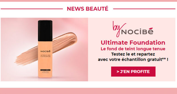 Échantillons gratuits du fond de teint Ultimate Foundation Nocibé