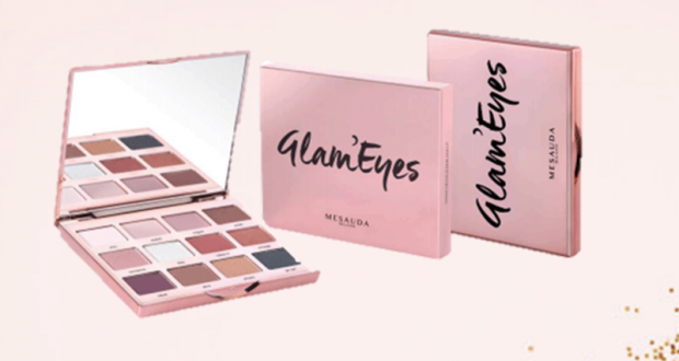 10 palettes d’ombres à paupières Glam’Eyes de Mesauda à Tester