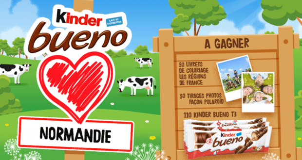 110 lots de chocolat Kinder Bueno offerts