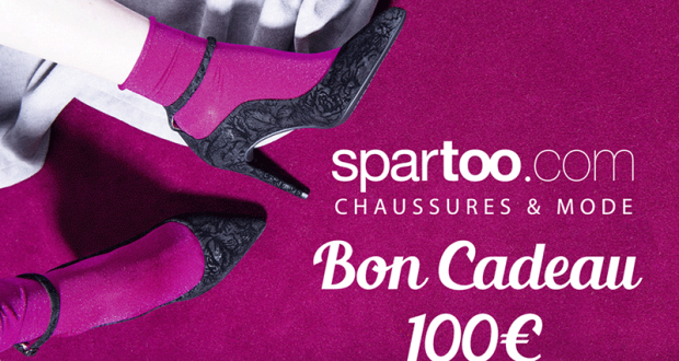 30 bons d'achat Spartoo de 100 euros offerts