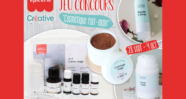 4 coffrets cosmétique Fait-main offerts