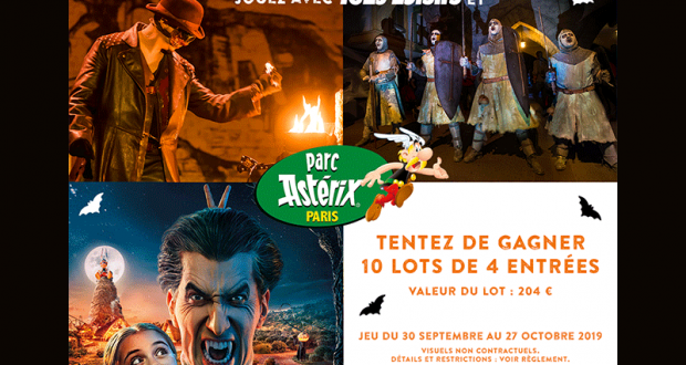 40 entrées au Parc Astérix offertes