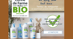 5 assortiments de produits de Baby BIO Corine de Farme offerts