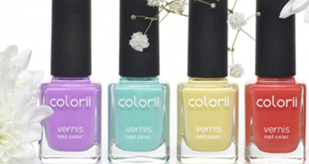 5 lots de 4 vernis à ongles Colorii offerts