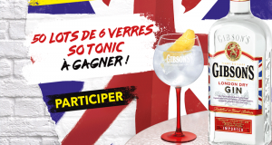 50 lots de 6 verres Gibson’s offerts