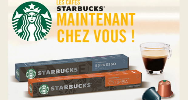 7500 barrettes de capsules Starbucks offertes