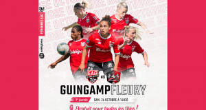 Billet gratuit pour le match Division 1 féminine EA Guingamp Fleury