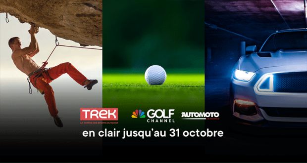 Chaînes Treck - Golf Channel France et Automoto en clair